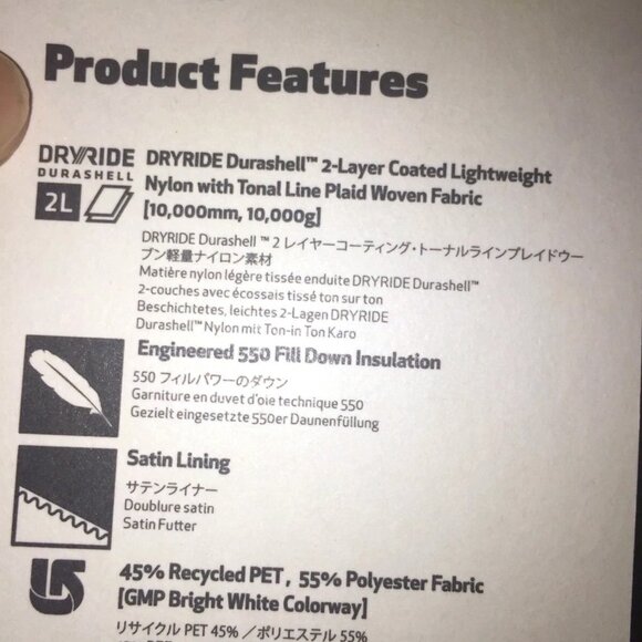 Burton Dandridge Down Jacket Women’s Medium DRYRIDE 550 Fill, Waterproof Brown - Picture 15 of 16